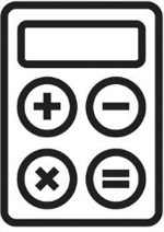 Calculator graphic
