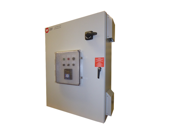 A custom VFD control panel