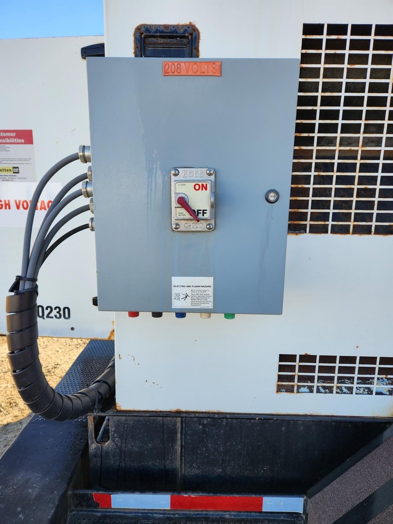 Used 200kW CAT Diesel Trailered Generator