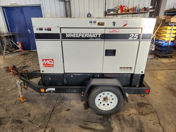 Used Multiquip DCA25 Trailered Generator (2) | Standby Multi-Voltage