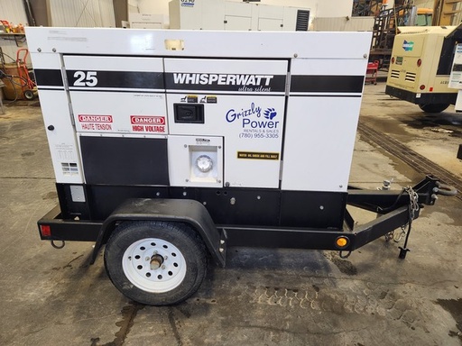 [WEB-UGEN-0078] Used Multiquip DCA25 Trailered Generator (1) | Standby Multi-Voltage